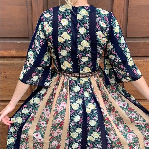 Coeur De Vague floral midi dress - Picture 4 of 12